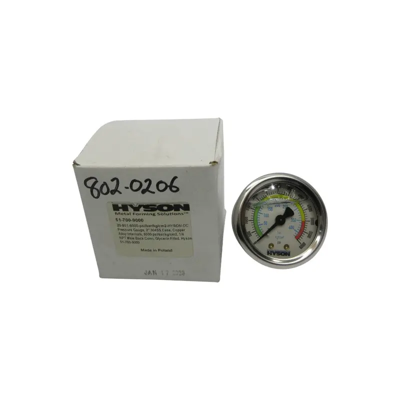 Hyson 51-700-9000 6000Psi 2" Nsmp 1