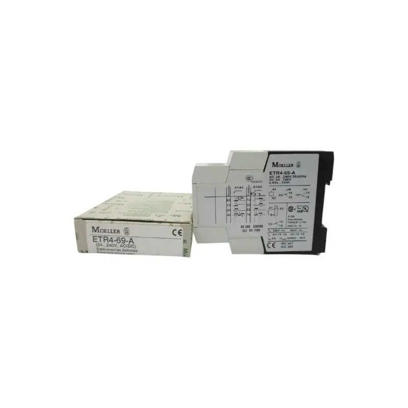 Klockner Moeller Etr4-69-A 24-240Vac/Dc 0.05S-100H Nsmp 1