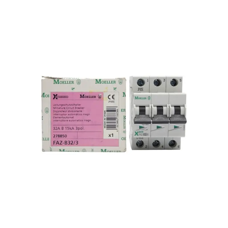 Klockner Moeller Faz-B32/3 278850 277Vac 32A Nsmp 1