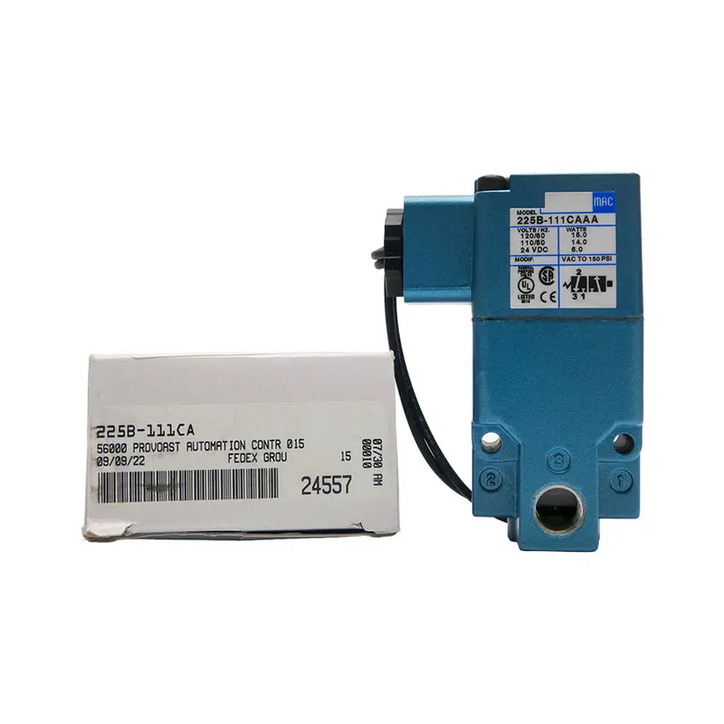 Mac 225B-111Ca 24-110/120V 150Psi Nsmp 1
