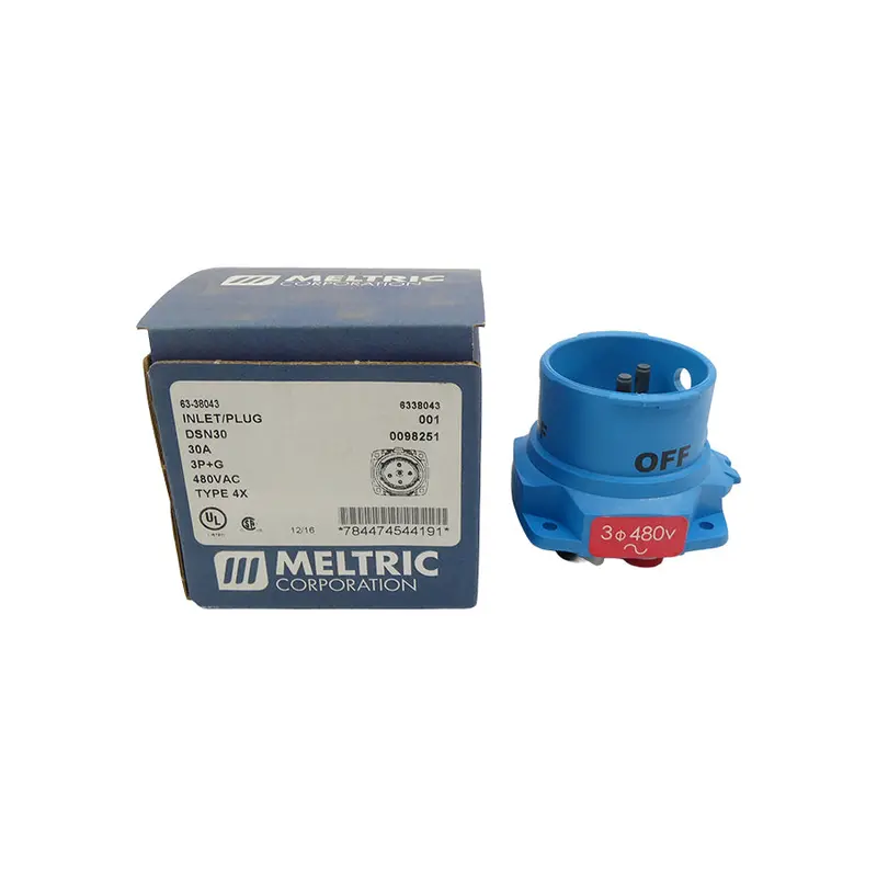 Meltric 63-38043 480Vac 30A (As Pictured) Nsmp 1