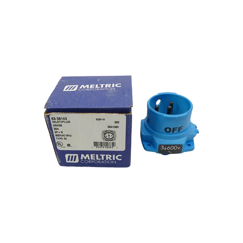 Meltric 63-38143 600Vac 30A (As Pictured1) Nsmp 1