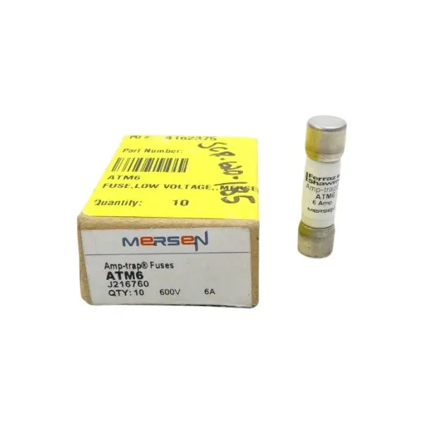 Mersen Atm6 600V 6A (Pkg Of 10) Nsmp 1