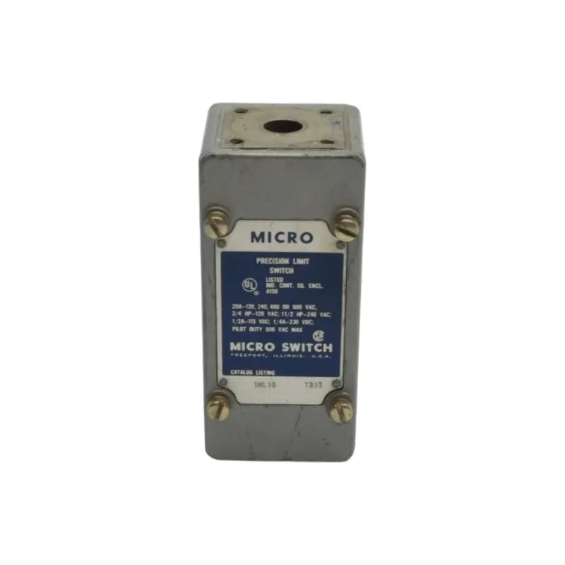 Micro Switch 1Ml10 600Vac 20A (Grey) (As Is) Unmp 1