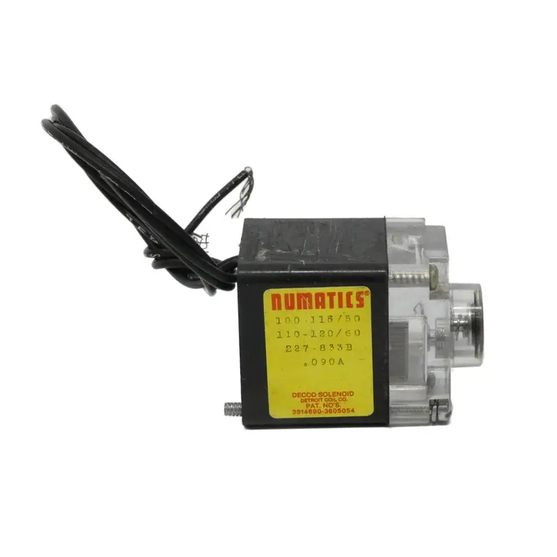 Numatics 227-833B 100-115/110-120V .09A Unmp 1