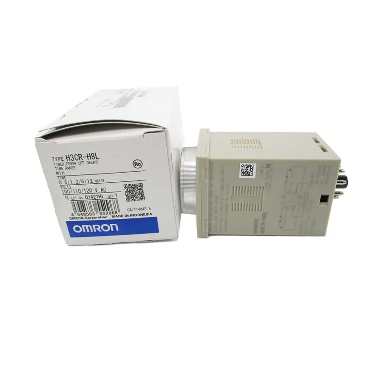 Omron H3cr-H8l 100/110/120Vac 0-.6/1.2/6/12M Nsmp 1