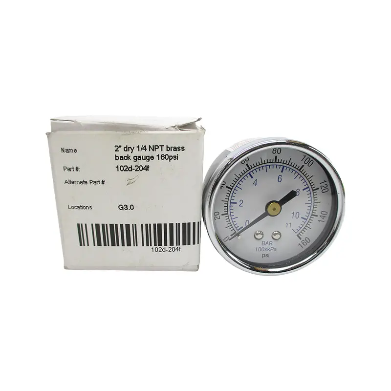 Pic Gauge 102D-204F 160Psi 2" Nsmp 1