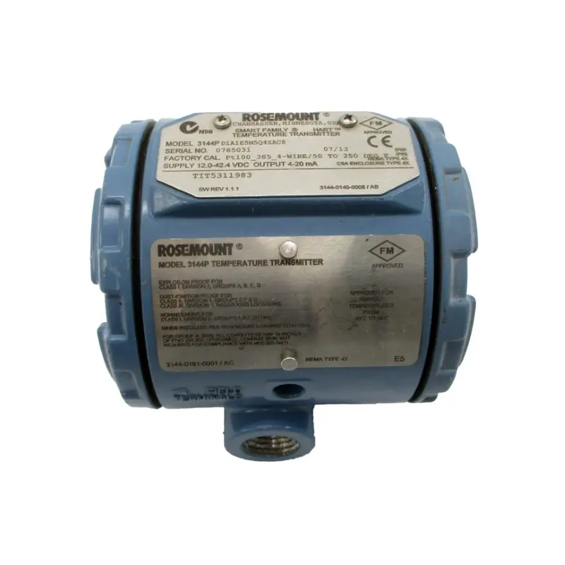 Rosemount 3144Pd1a1e5m5q4xac8 12.0-42.4Vdc Unmp 1