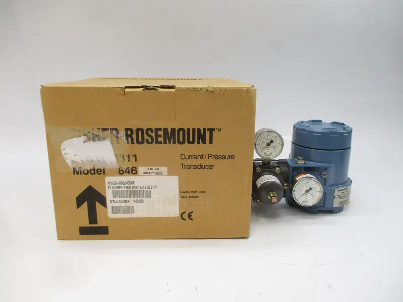 Rosemount Fs846ds1j1k5 3-15Psi Nsmp 1