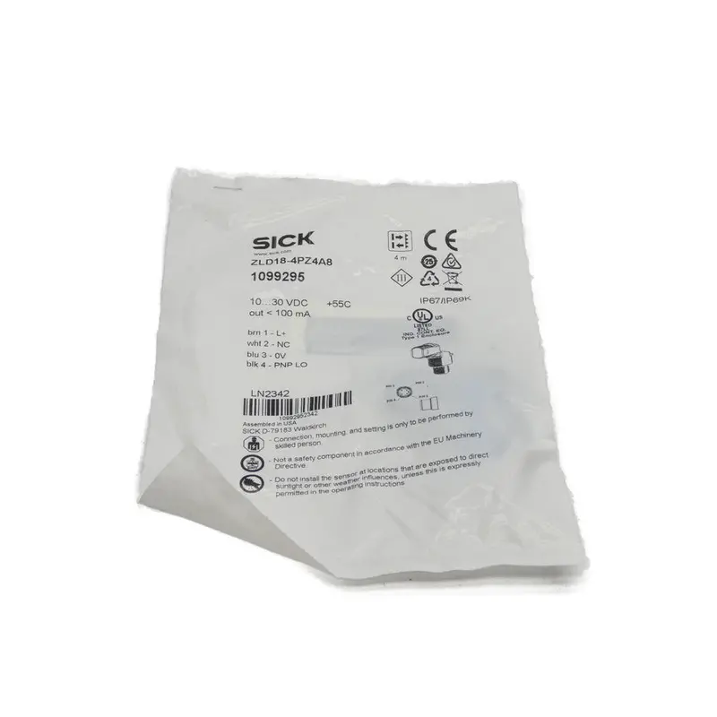 Sick Zld18-4Pz4a8 1099295 10-30Vdc Nsmp 1