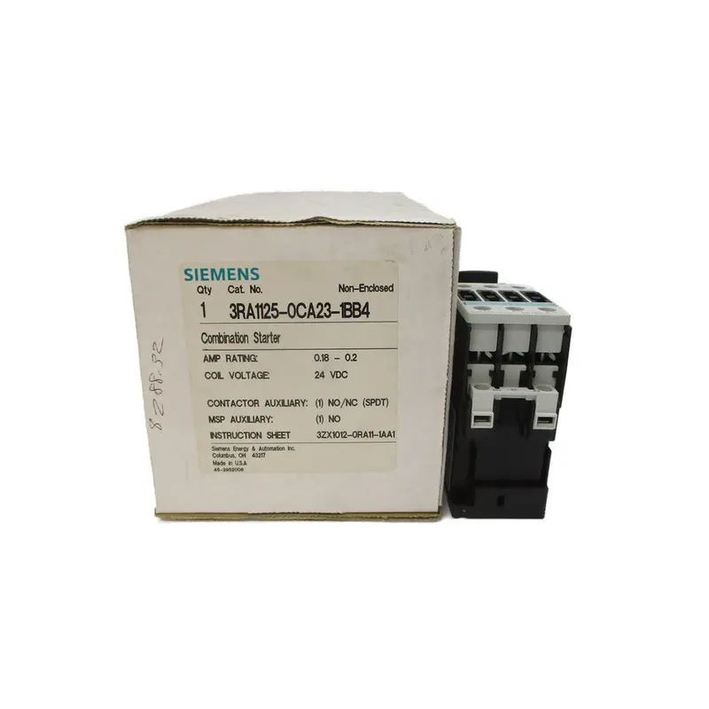 Siemens 3Ra1125-0Ca23-1Bb4 24Vdc 0.18-0.2A Nsmp 1