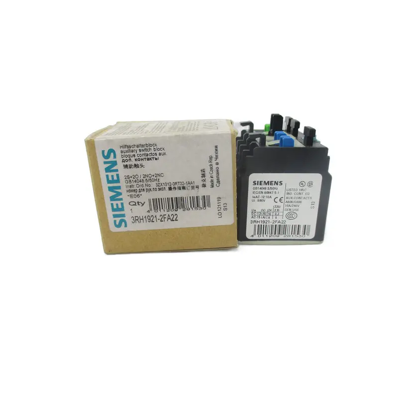 Siemens 3Rh1921-2Fa22 240V 10A Nsmp 1