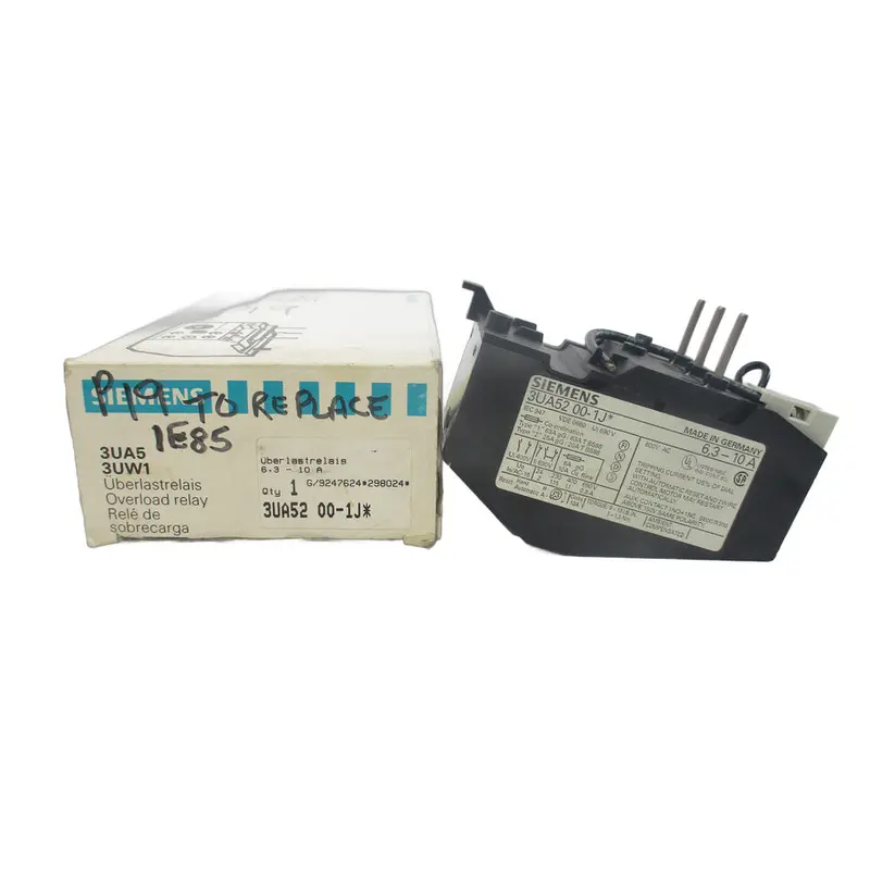 Siemens 3Ua5200-1J* 600Vac 6.3-10A Nsmp 1
