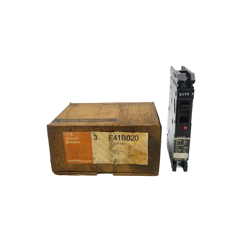 Siemens E41b020 277Vac 20A (Pkg Of 3) Nsmp 1