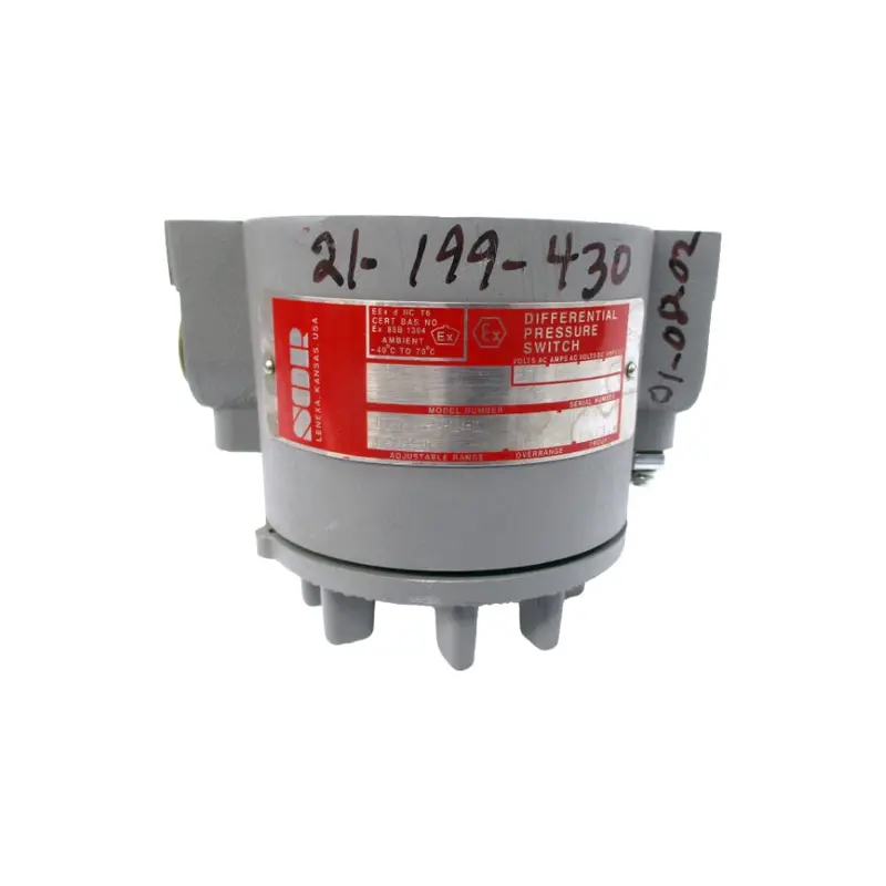 Sor 101B3-K45-N4-C1a-Cl 250Vac 15A 10-75Psi Nsnp 1