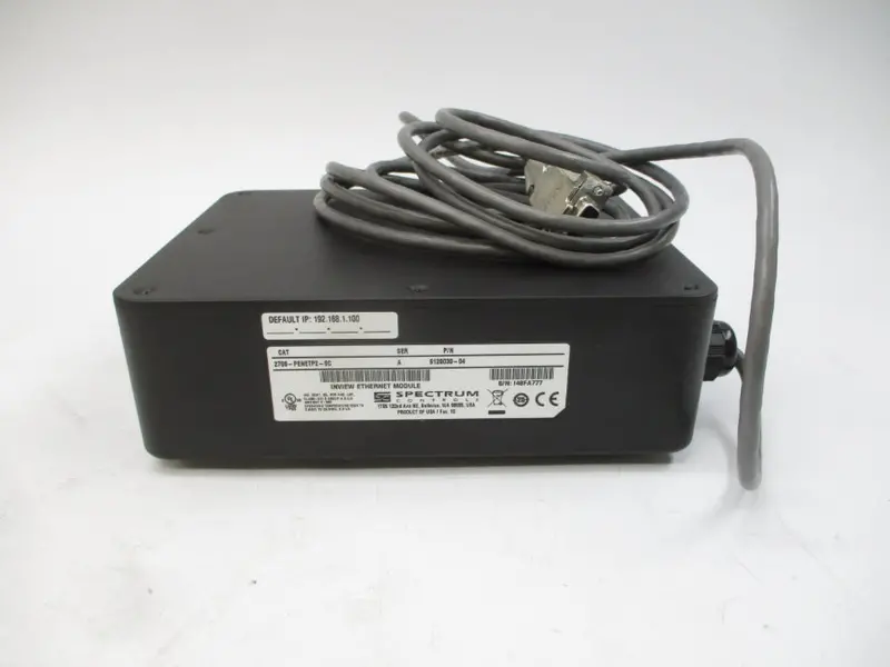 Spectrum Controls 2706-Penetp2-Sc 9120030-04 Ser. A 9.6-28.8Vdc Nsmp 2
