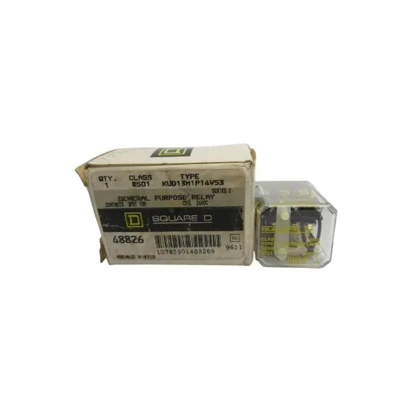 Square D 8501-Kud13m1p14v53 Ser. C 24Vdc Nsmp 1