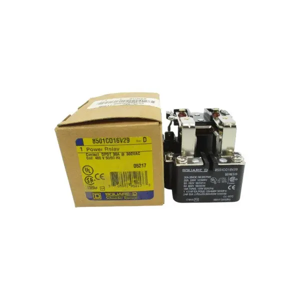 Square D 8501Co16v29 Ser. D 480V 5A Nsmp 1