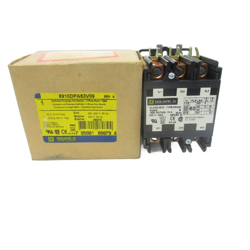 Square D 8910Dpa63v09 Ser. B 208-240V 60A Nsmp 1