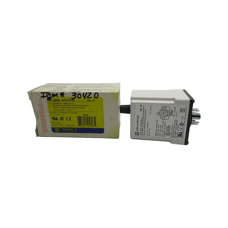 Square D 9050Jck47v20 Ser. D 110/120V 0.3-30Min Nsmp 1