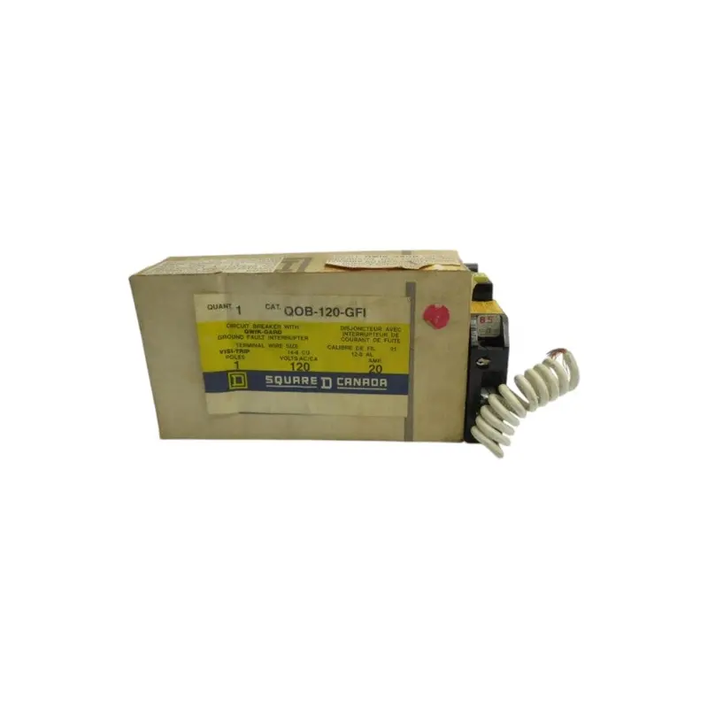 Square D Qob-120-Gfi 120Vac 20A Nsmp 1