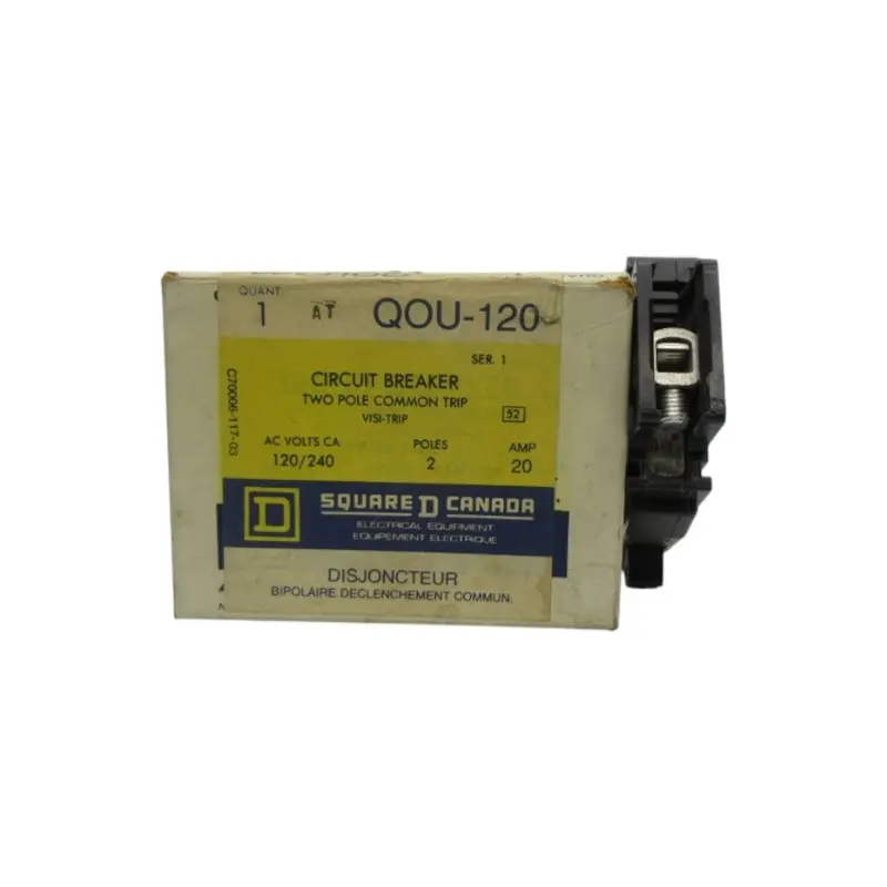 Square D Qou-120 Ser. 1 120/240V 20A Nsmp 1