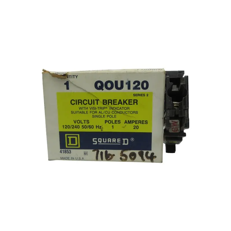 Square D Qou120 Ser. 2 120/240V 20A Nsmp 1