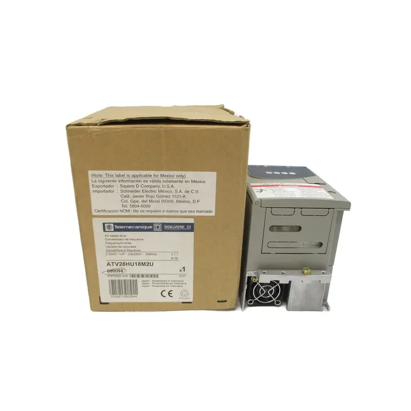 Telemecanique Atv28hu18m2u 208/230Vac 9.3/8.6A Nsmp 1