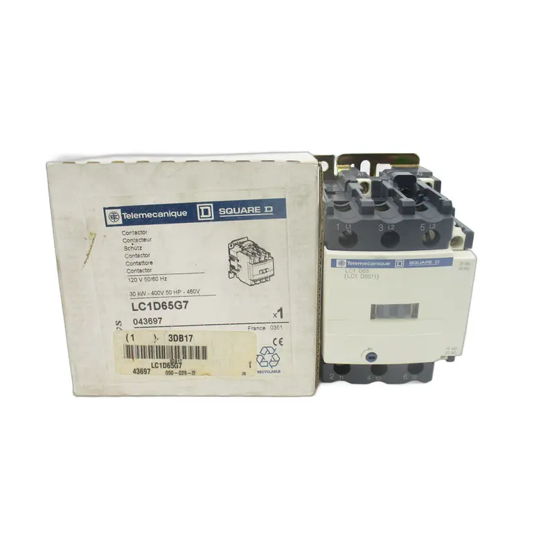 Telemecanique Lc1d65g7 120Vac 80A Nsmp 1