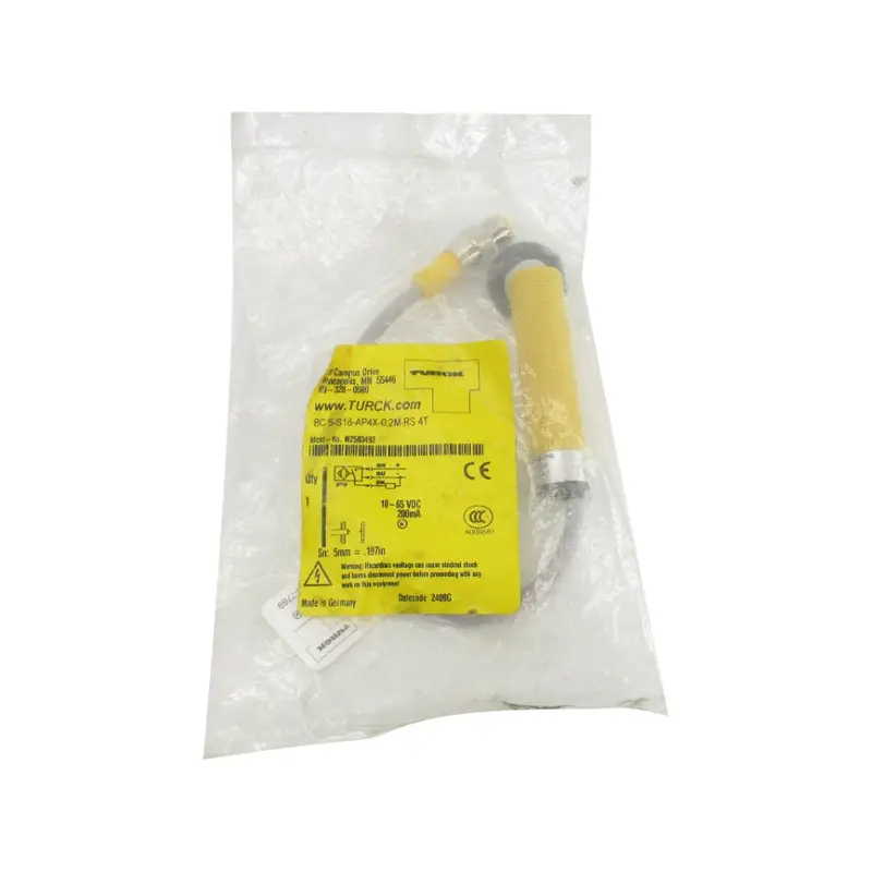 Turck Bc5-S18-Ap4x-0.2M-Rs4t M2503492 10-65Vdc Nsmp 1