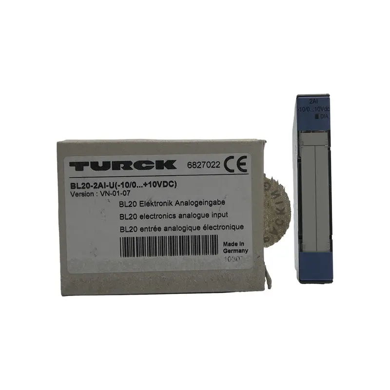 Turck Bl20-2Ai-U(-10/0�+10Vdc) 6827022 Ver. Vn-01-07 Nsmp 1
