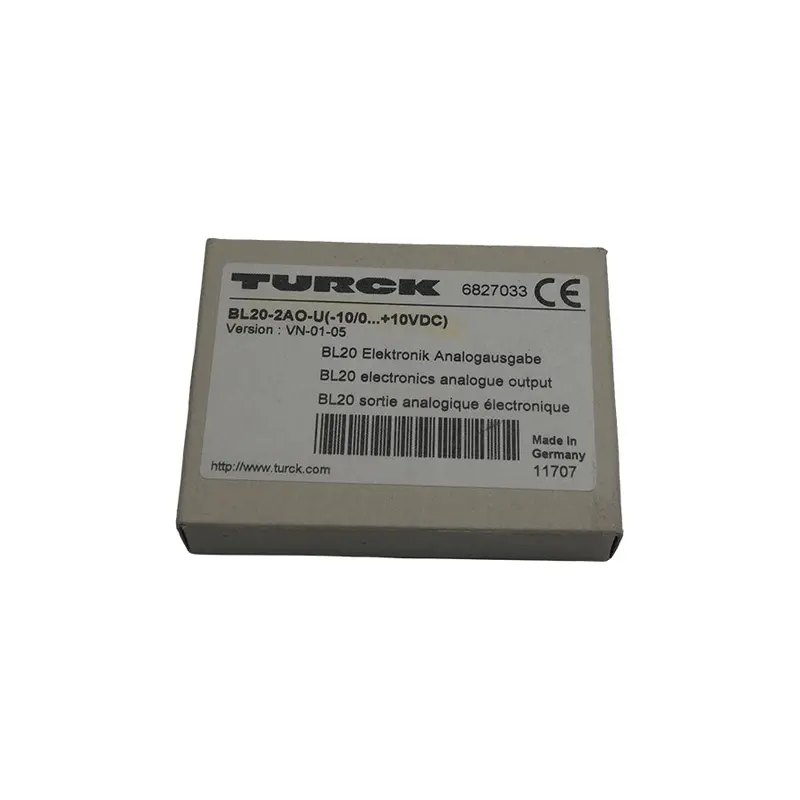 Turck Bl20-2Ao-U(-10/0�+10Vdc) 6827033 Ver. Vn-01-05 Nsfs 1