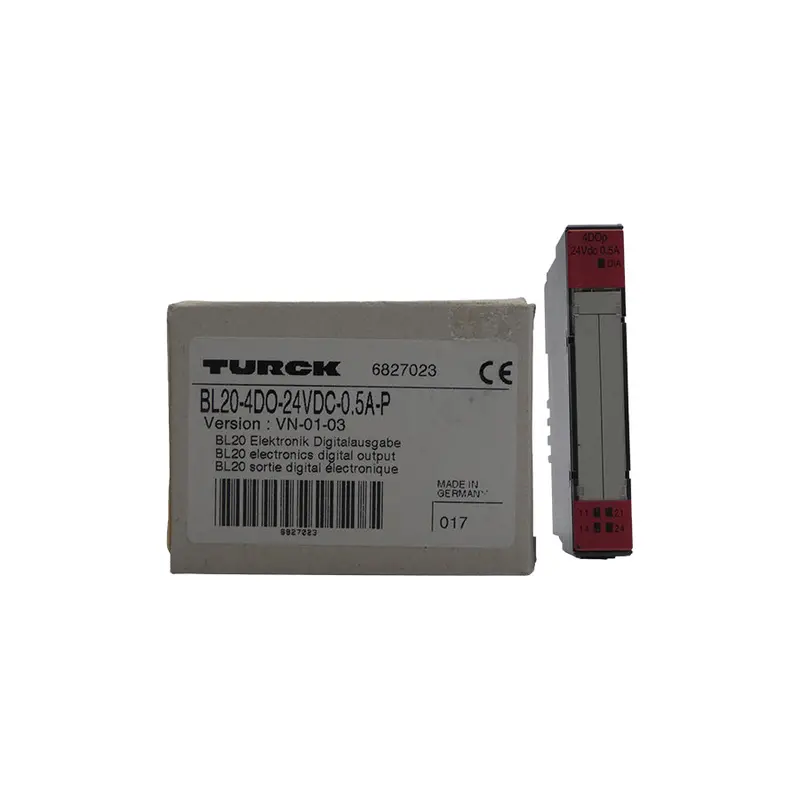 Turck Bl20-4Do-24Vdc-0.5A-P 6827023 Ver. Vn-01-03 24Vdc 0.5A Nsmp 1