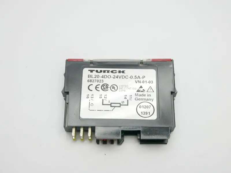 Turck Bl20-4Do-24Vdc-0.5A-P 6827023 Ver. Vn-01-03 24Vdc 0.5A Nsmp 2