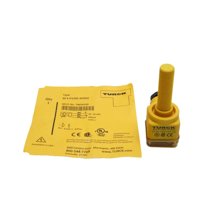 Turck Ni5-P12sk-Ap6x2 T4654100 10-30Vdc Nsnp 1