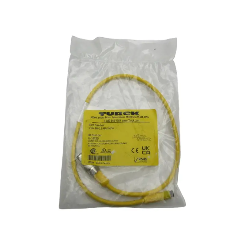 Turck Pkw3m-0.3-Psg3m/Sv U-10230 125V 4A Nsmp 1