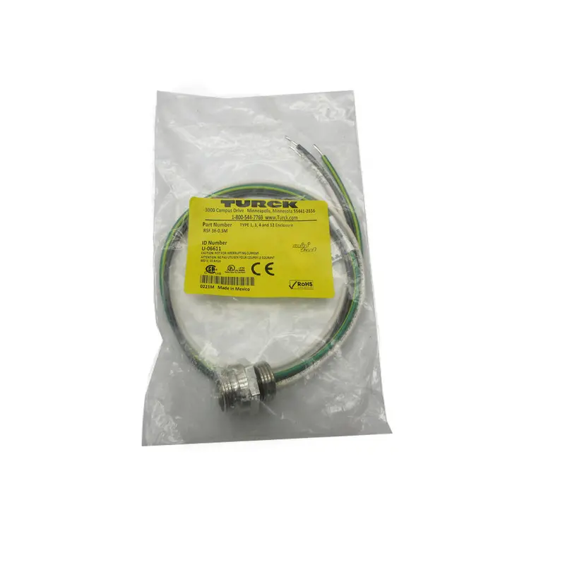 Turck Rsf36-0.5M U-06611 600V 10A Nsmp 1