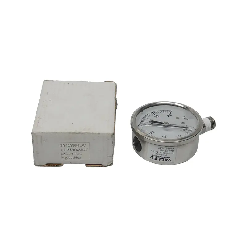 Valley Instrument By12ypf4lw 0-30Psi 1/4" Nsmp 1