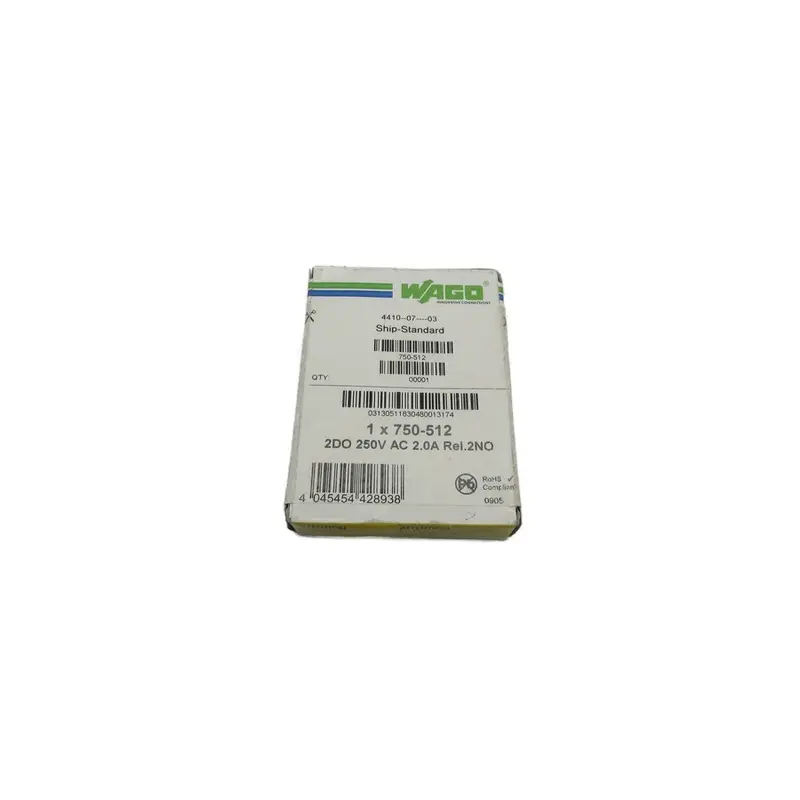 Wago 750-512 250Vac 2.0A Nsfs 1