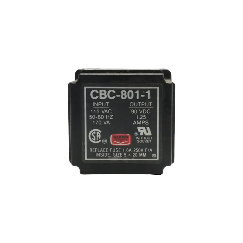 Warner Electric Cbc-801-1 115Vac 1.25A Unmp 1