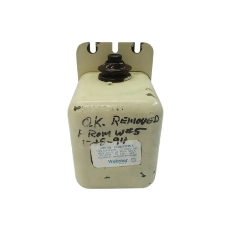 Webster 812-6A010 120V 1.85A Unmp 1