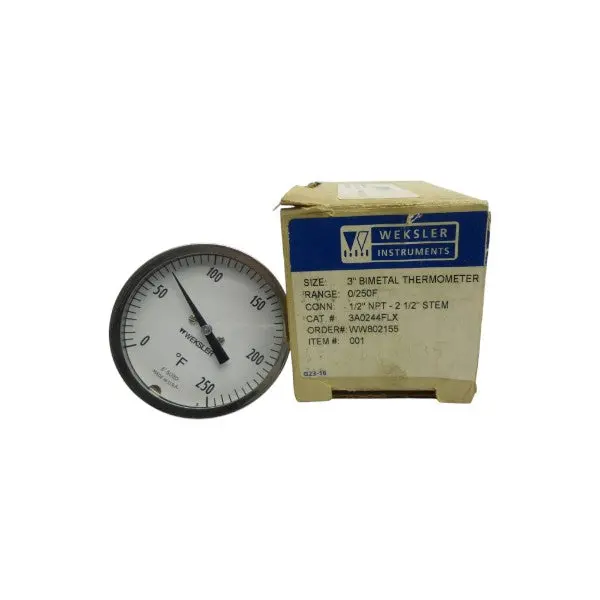 Weksler 3A0244flx 0/250'F Nsmp 1