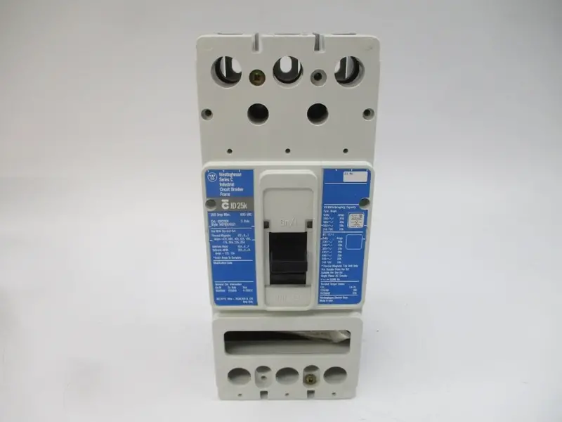 Westinghouse Jd3250f 1491D81g03 Ser. C 600Vac 250A Nsmp 2