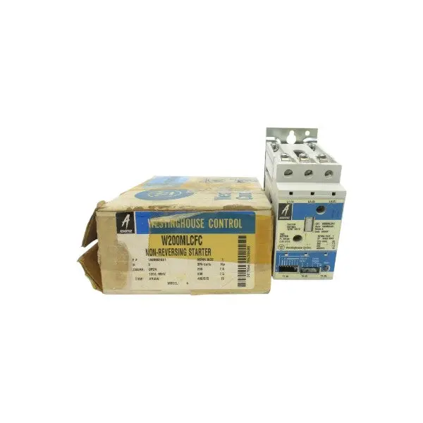 Westinghouse W200mlcfc 1A96682g01 120V 0.51-3.81A Nsmp 1