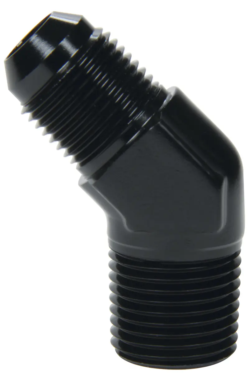 Allstar Performance 49549 -10 An To 3/4" Npt 45-Degree Adapter Fitting 1
