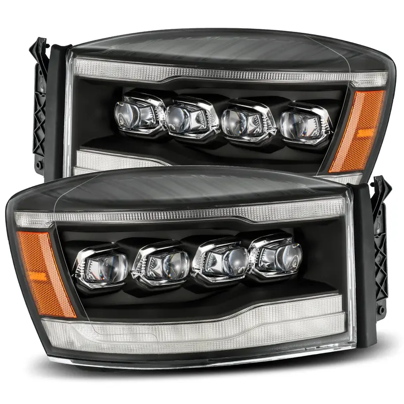 Alpharex Black Led Projector Headlights — Model 880536, Modern Lighting Upgrade 1