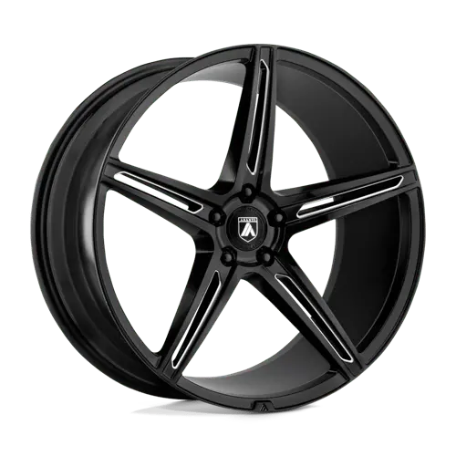 Asanti Ab22 Black Alloy Wheel – 22X9 Inches, 32Mm Offset, Matte Black Mill Finish 1