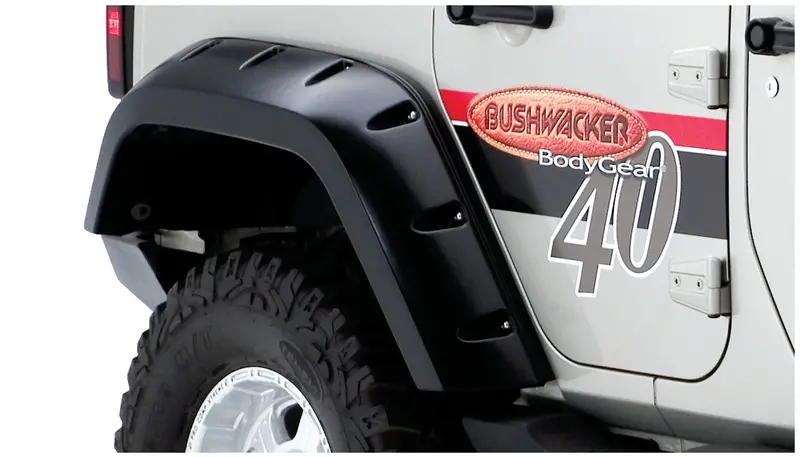 Bushwacker 10044-02 Max Coverage Pocket-Style Fender Flares – Oe-Matching Design 1