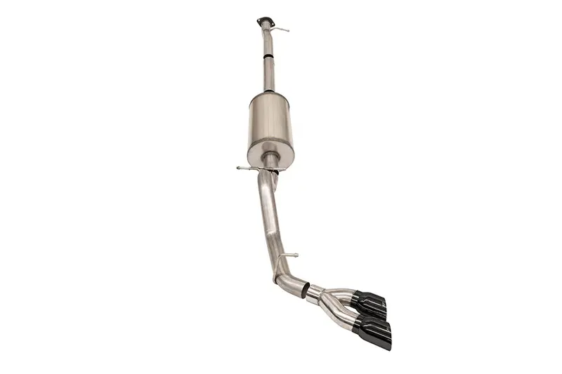Corsa Performance 14919Blk Cat-Back Exhaust System – 3-Inch Single-Side Exit With Dual 4-Inch Black Pvd-Coated Tips 1
