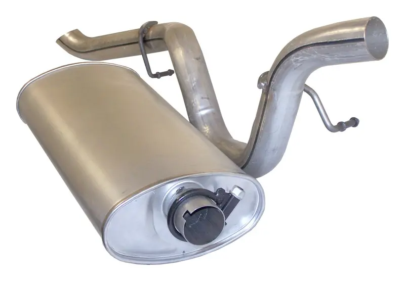 Crown Automotive Jeep Exhaust Kit – Includes Muffler & Tailpipe, No Flange (Part #52019241Ac) 1